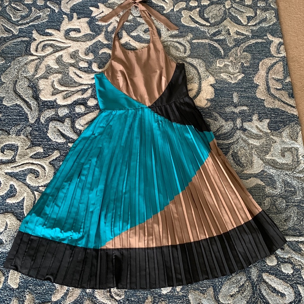 Halter Dress Multi Colored